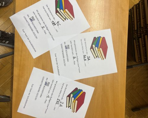 Bücherturm-Lesewettbewerb